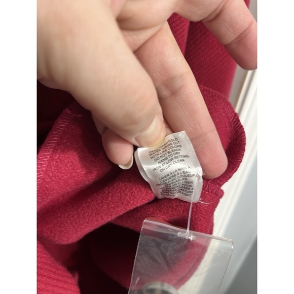 Pink Corduroy Jacket Shirt XL Womens Cotton Button Up NWT Oversized Pockets - Picture 7 of 10